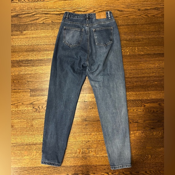 Misguided Riot Tonal Colorblock Mom Jeans - Picture 3 of 4